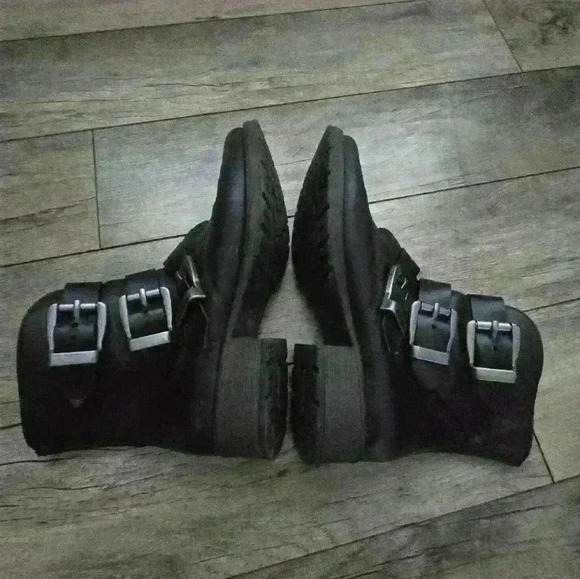 RIEKER black  boots size 41 - Picture 9 of 10